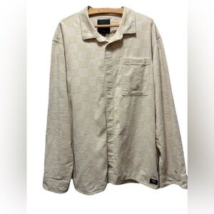 Vans Corduroy Button-Down With Checked Pattern